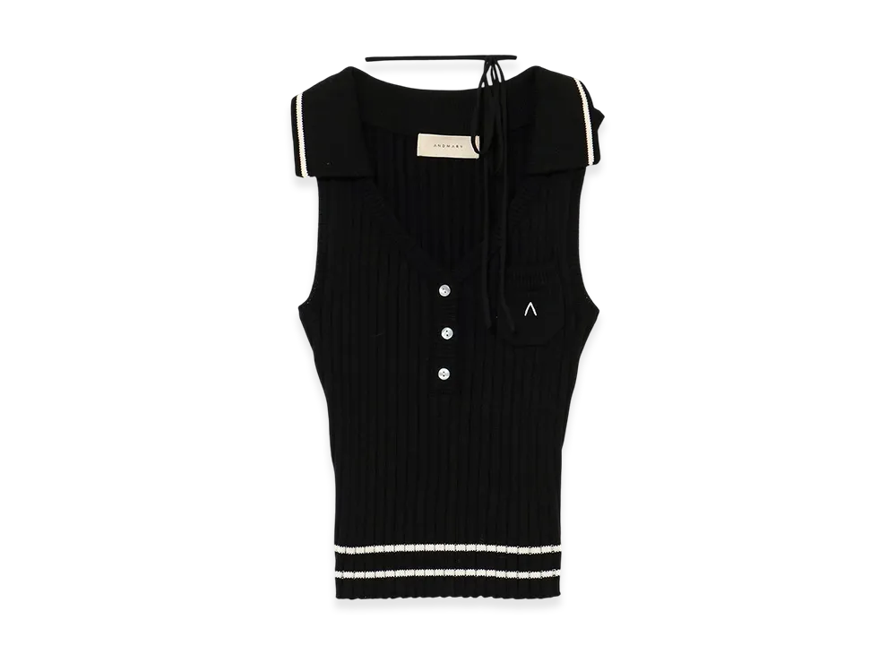 ANDMARY Ami Line Tops "Black"