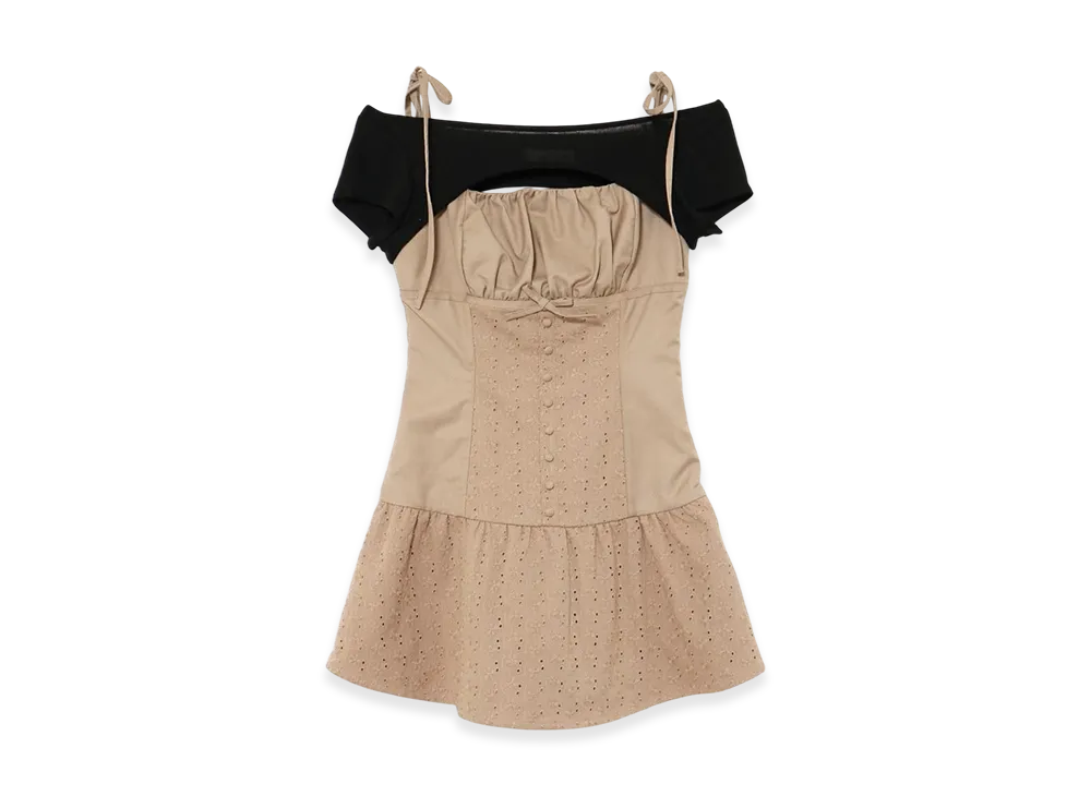 ANDMARY Sandra Lace Dress "Beige"