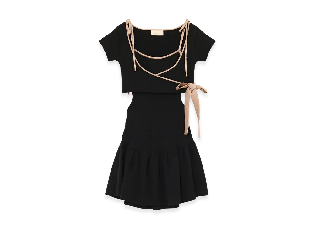 ANDMARY Miranda Set Mini Dress "Black"
