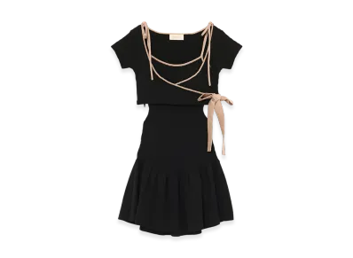 ANDMARY Miranda Set Mini Dress "Black"