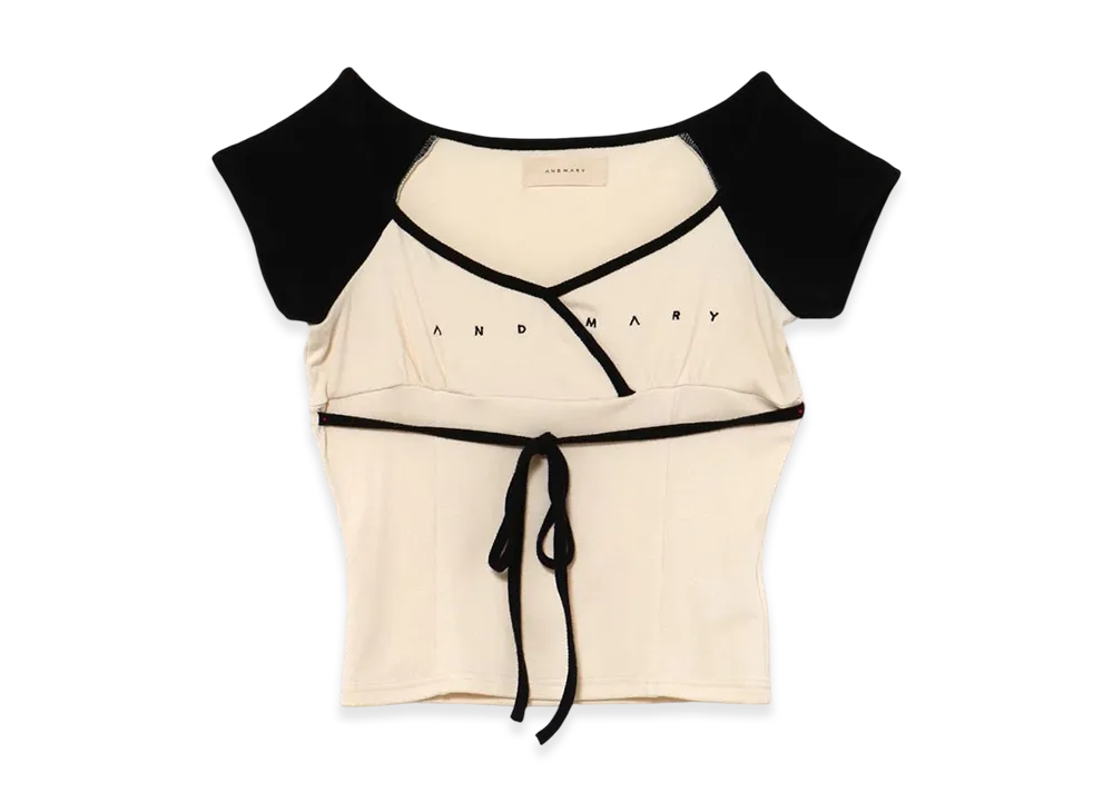 ANDMARY Alma Cachecoeur Tops "Black"