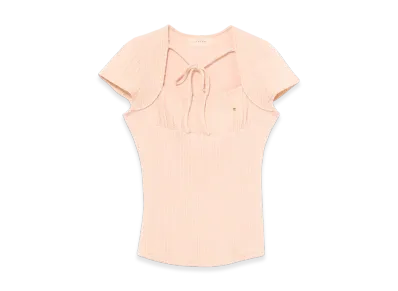 ANDMARY Kiki Ribbon Tops "Baby Pink"
