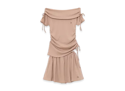 ANDMARY Riny Offshoulder Set Up "Beige"
