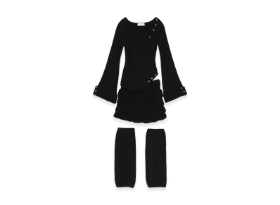 ANDMARY Leia Frill Set Up "Black"