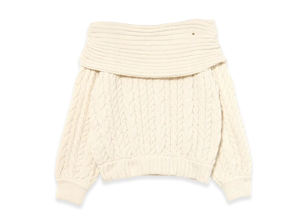 ANDMARY Kiki Cable Loose Knit "Ivory"