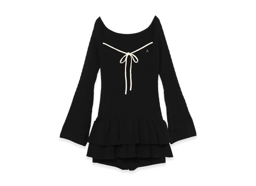 ANDMARY Milky Frill Mini Dress ANDMARY Milky Frill Mini Dress