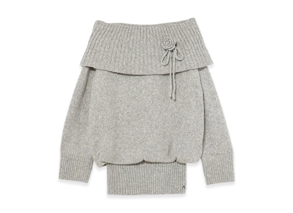 ANDMARY Sadie Rose Mini Dress "Gray"