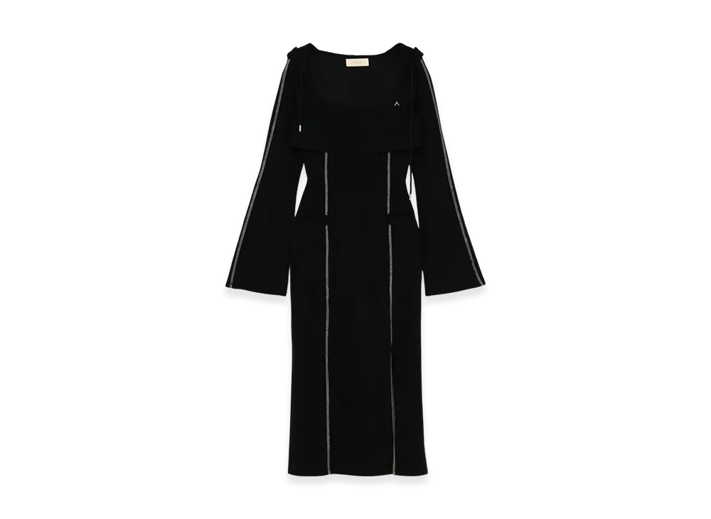 ANDMARY Nora Stitch Dress "Black"
