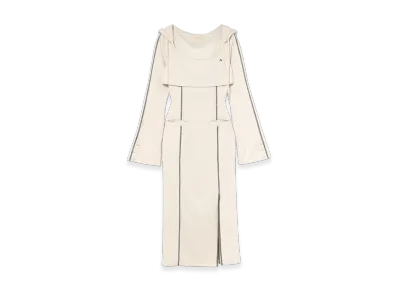 ANDMARY Nora Stitch Dress "Ivory"
