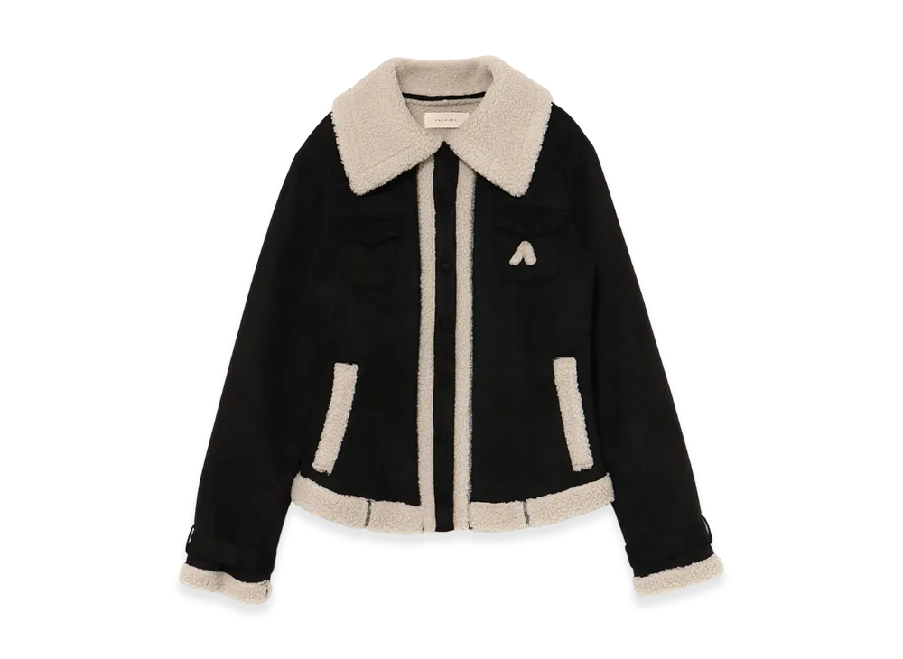 ANDMARY Gigi Mouton Jacket "Black"