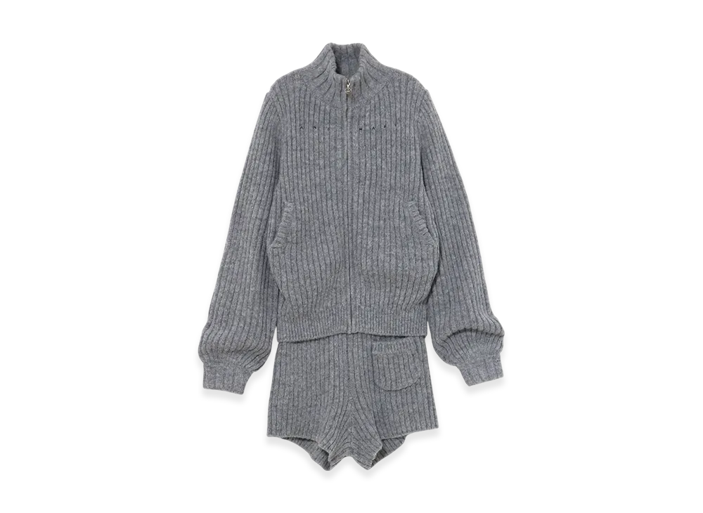 ANDMARY Mary Logo Knit Set Up "Gray"