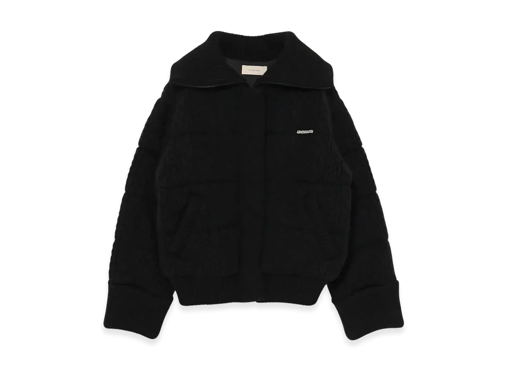 ANDMARY Mary Quilting Knit Jacket "Black"