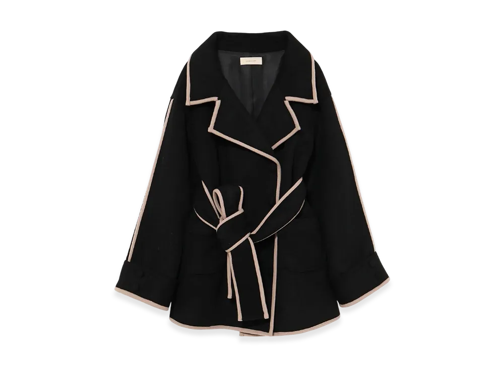 ANDMARY Ange Wool Short Coat 