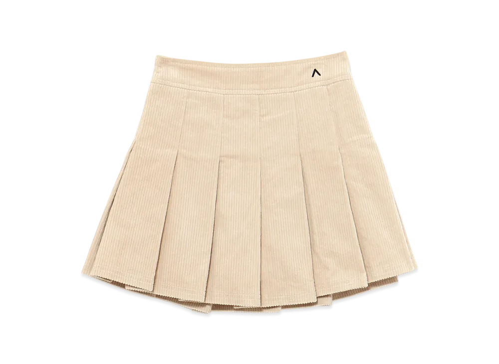 ANDMARY Amanda Pleats Skirt "Beige"