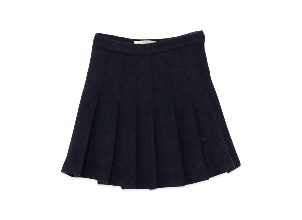 ANDMARY Nicole Pleats Mini Skirt "Navy"