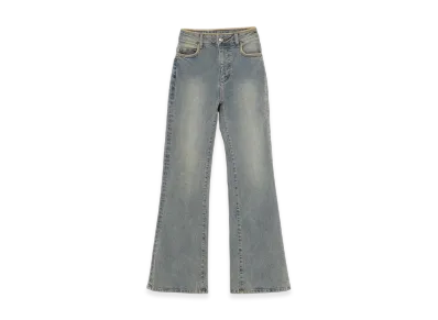 ANDMARY Heart Stitch Denim "Blue Beige"