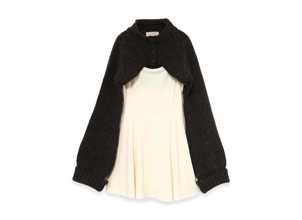 ANDMARY Zoey Velour Set Dress "Black"