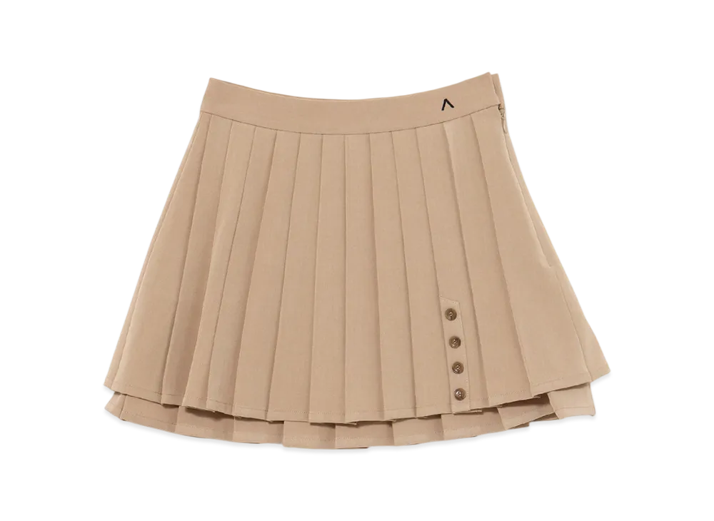 ANDMARY Dida Pleats Flare Skirt "Beige"
