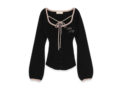 ANDMARY Sonique Knit Tops "Black"