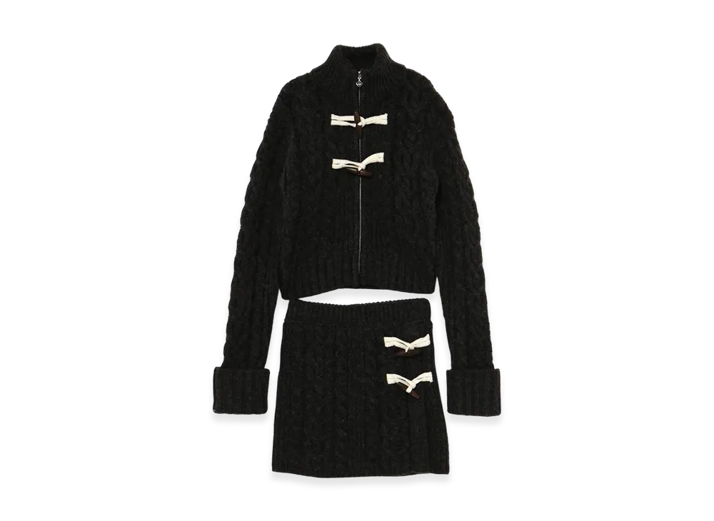 トップス andmary Kelly toggle knit set up ANDMARY】Kelly toggle knit set up