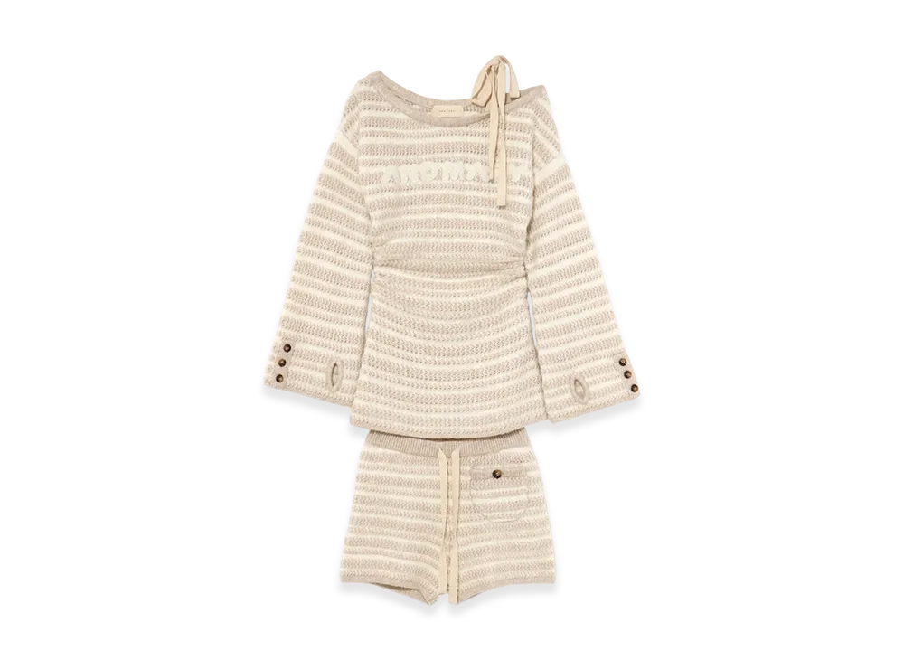 ANDMARY Connie One Shoulder Set Up "Beige"