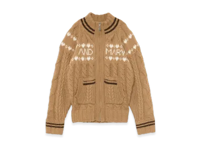 ANDMARY Mary Knit Cowichan "Camel"