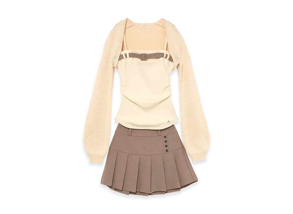 ANDMARY Heidi Belt Pleats Set Up 