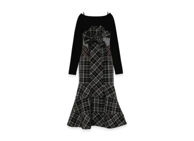 ANDMARY Juni check dress "Black"