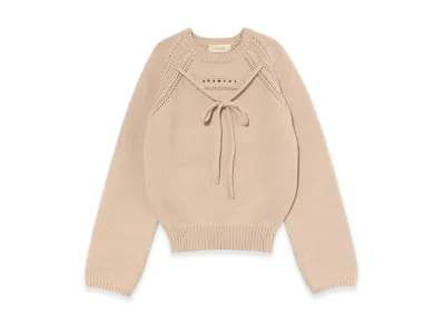 ANDMARY Casey knit tops "Beige"