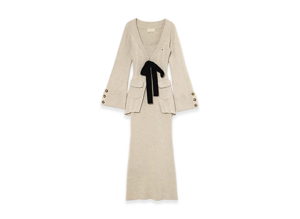 ANDMARY Rola ribbon set dress 