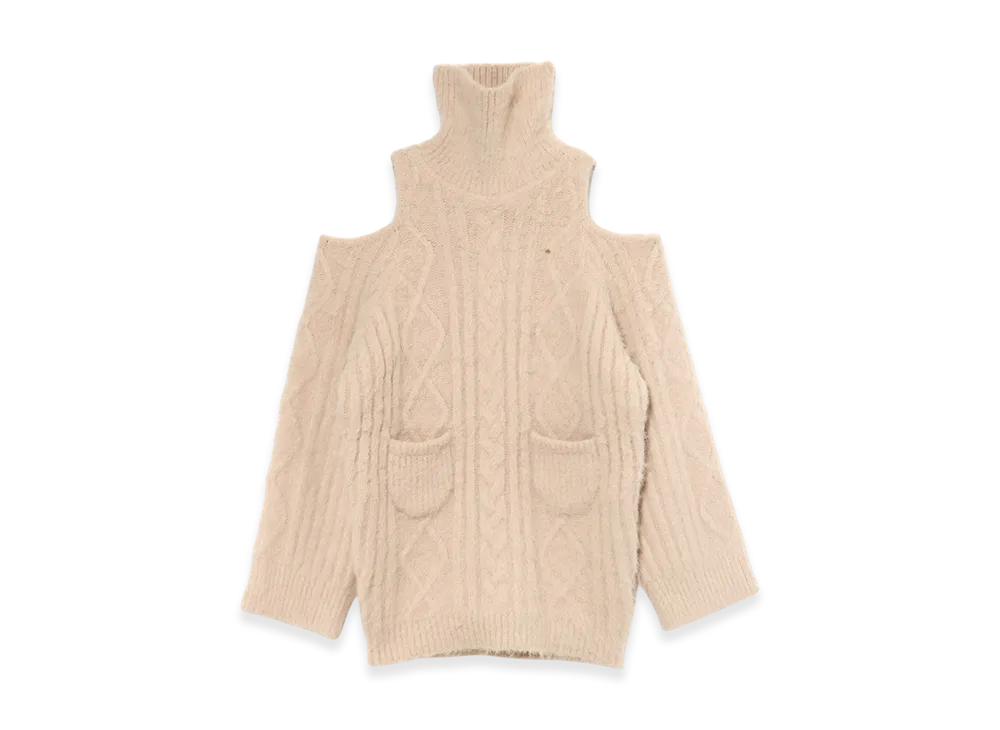 ［正規品］andmary Allyn cable knit dress ANDMARY】Allyn cable knit dress