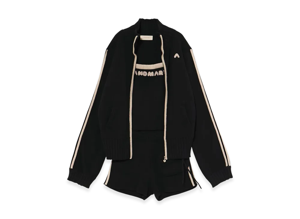 ANDMARY Zoe full zip set up "Black"