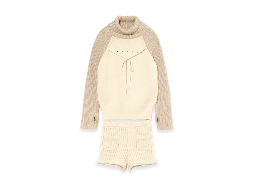 ANDMARY Mary logo loose knit set up ANDMARY Mary logo loose knit set up