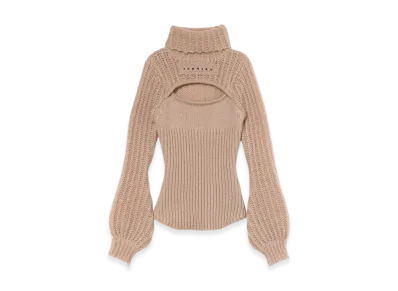 ANDMARY Donna knit tops "Beige"