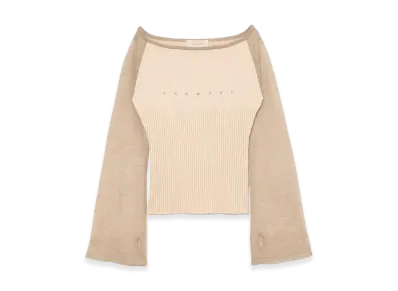 ANDMARY Amari Knit Tops "Mocha Brown"