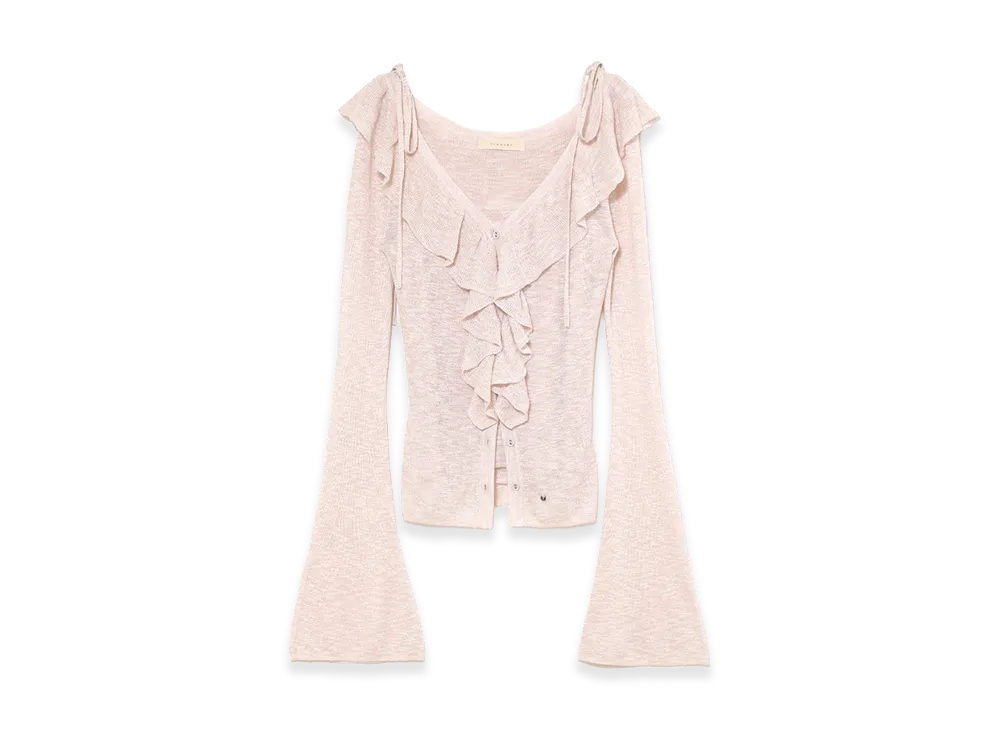 ANDMARY Fiona Ruffle Tops "Pink"
