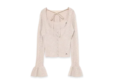 ANDMARY Raelynn Knit Tops "Beige"
