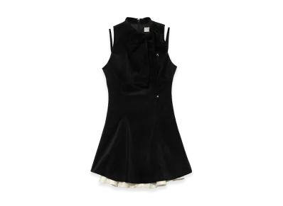 ANDMARY Daisy Velour Mini Dress "Black"