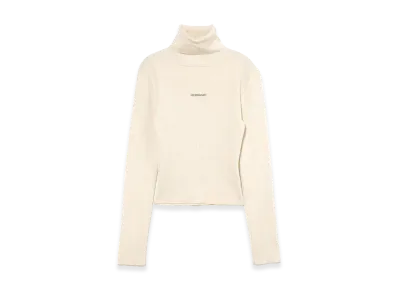 ANDMARY Mary Turtle Knit Tops "Ivory"