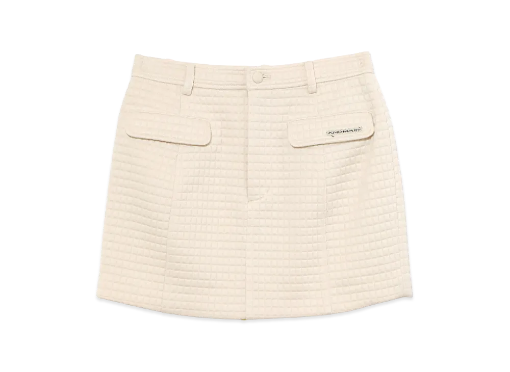 ANDMARY Ivy Mini Skirt "Ivory"