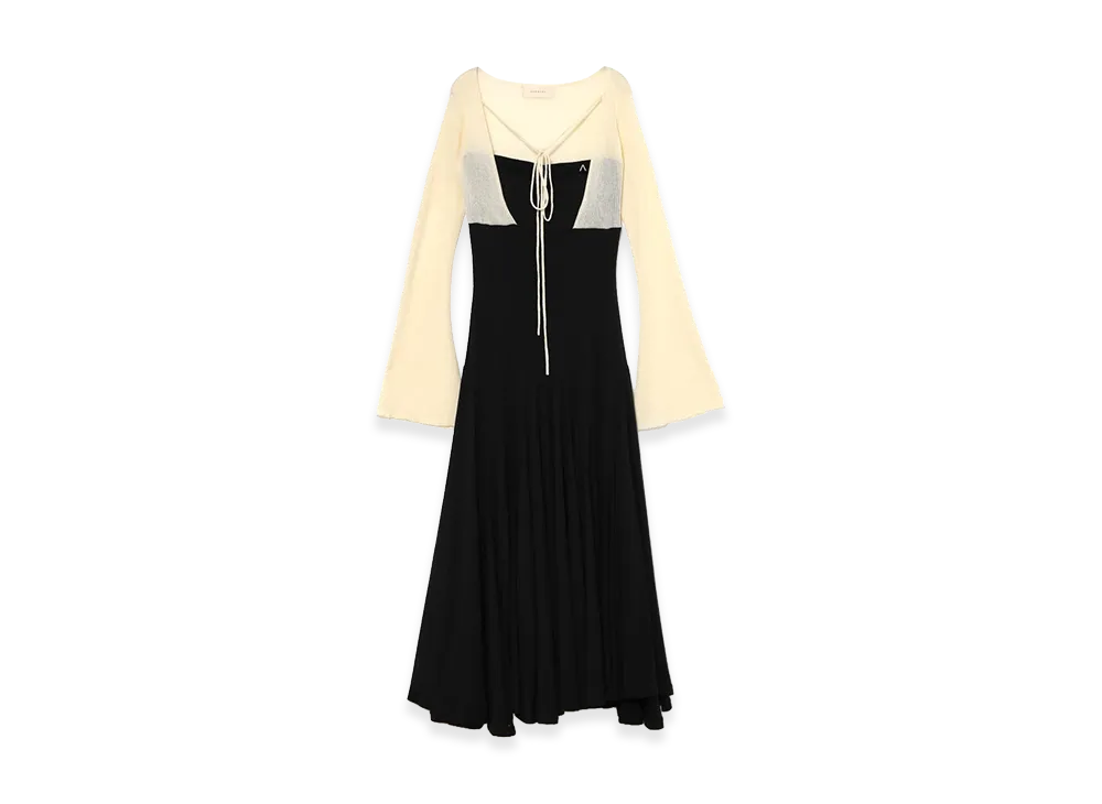ANDMARY Sara Silky Dress "Black"