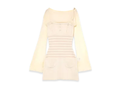 ANDMARY Candice Set Mini Dress "Ivory"