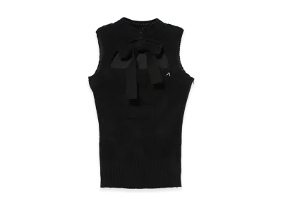 ANDMARY Violet Ribbon Tops "Black"