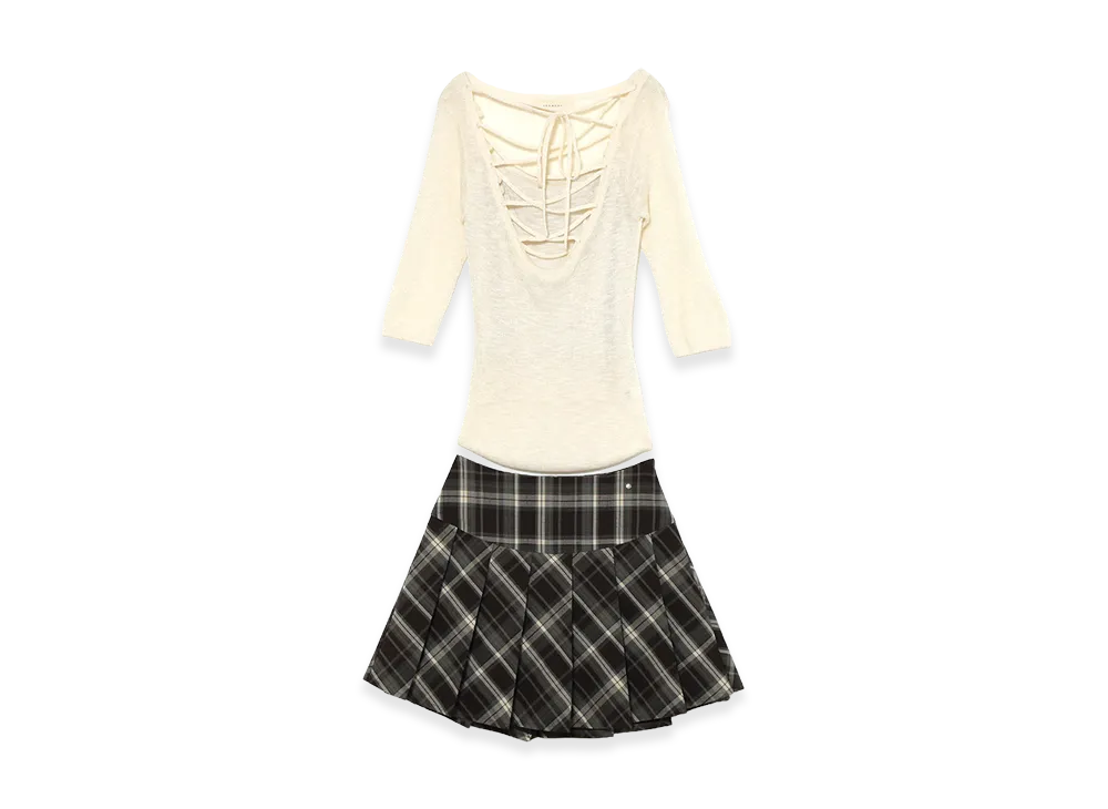 ANDMARY Women's Mimi Shirt Layered Set Up 