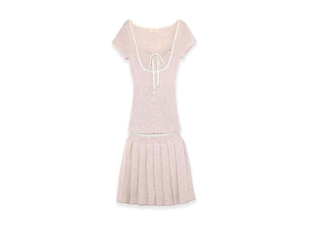 ANDMARY Women's Gigi Pleats Set Up "Beige"