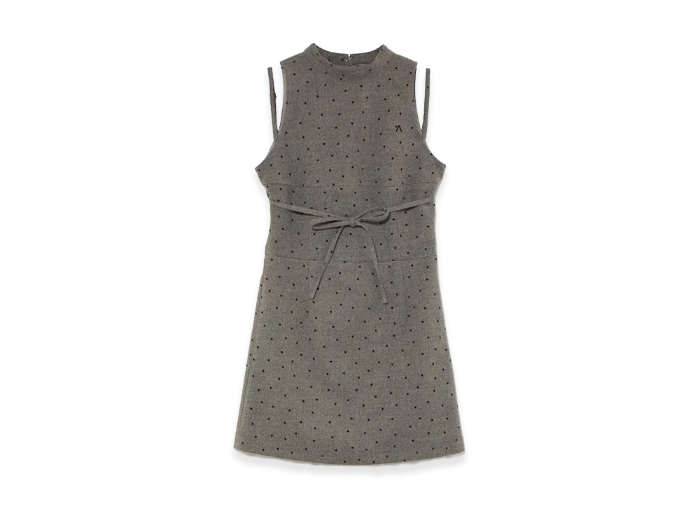 ANDMARY Women's Aria Dot Mini Dress "Gray"