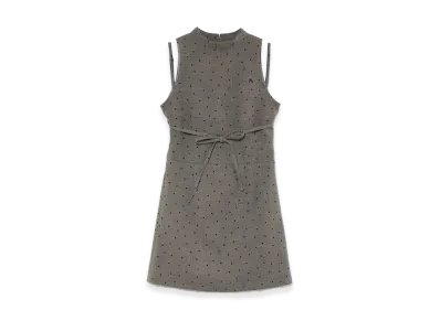 ANDMARY Women's Aria Dot Mini Dress "Gray"