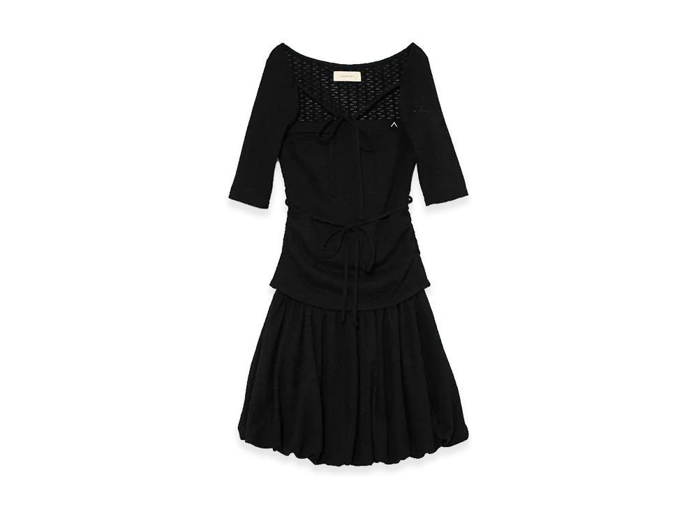ANDMARY Women's Nina Balloon Skirt Set Up "Black"