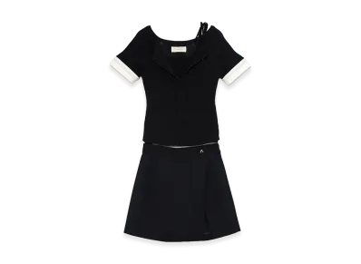 ANDMARY Women's Lulu Silky Knit Set Up "Navy"