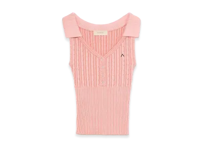 ANDMARY Women's Wrenley Cable Tops "Pink"